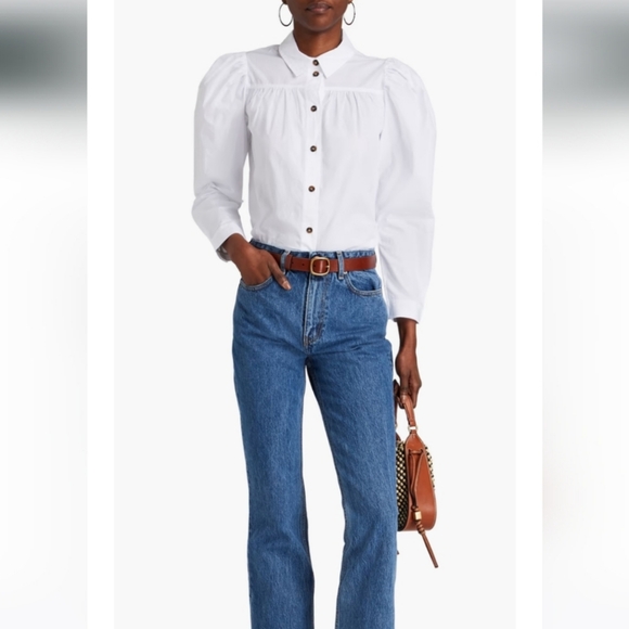 Ganni Tops - Ganni organic cotton shirt